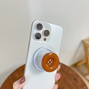 Magnetische Bernstein-Knopf-Handyhalterung für MagSafe, kompatibel mit iPhone-Modellen
