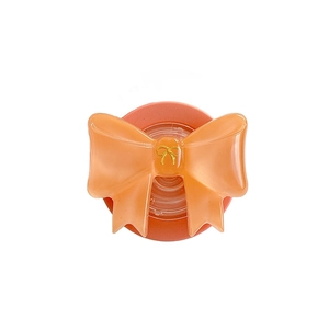 Korallenorangefarbener Bogen-Handyhalter mit magnetischem 3D-Design für Mobilgeräte