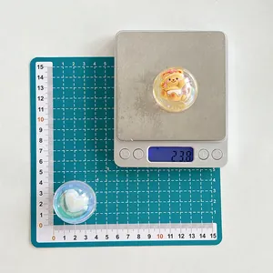 Laser crystal phone grip detailing weight at 23.8g and a 3.5cm diameter measurement