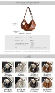 Detailed size specifications for minimalist tote bag with color options and dimensions