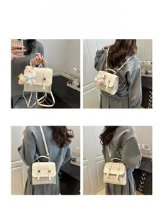 Four ways to wear the vintage plaid beige backpack: handbag, shoulder, crossbody, and backpack