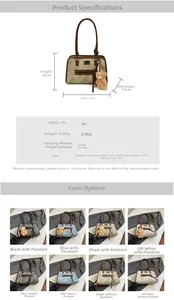 Guide des tailles et options de couleurs pour le sac à bandoulière vintage en similicuir
