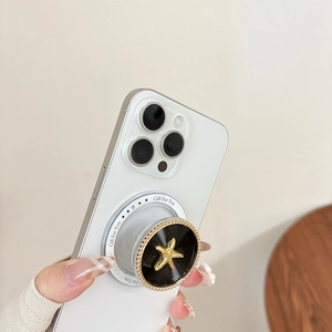 Magnetic phone grip featuring a golden starfish design and Gift For You engraving