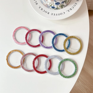 Glitter mobile phone camera lens protection rings in ten vibrant sparkling colors