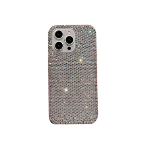 Luxury rhinestone case for iPhone 16 Pro Max featuring a full crystal diamond cover
