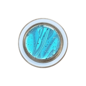 Magnetische MagSafe Handyhalterung mit blauer Wasserwelle und Glitzersand-Effekt