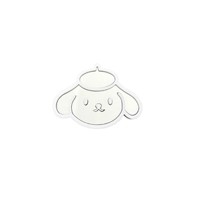 Support de téléphone extensible style Pompompurin avec miroir pour un maintien de table