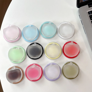Supporti magnetici per telefono in silicone a forma di mela in 12 colori opachi assortiti