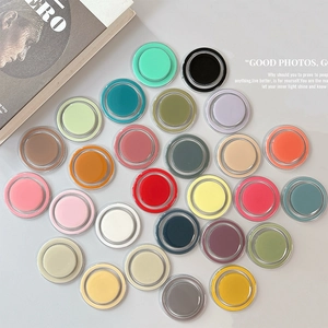 Colorful magnetic folding phone grip and expanding stand for Magsafe in matte macaron shades