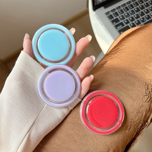 Support de téléphone magnétique circulaire en bleu ciel, lavande et rouge pour MagSafe
