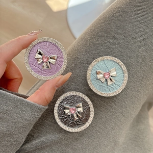 Sparkling rhinestone round phone grip with silver bow and heart gem in three colors