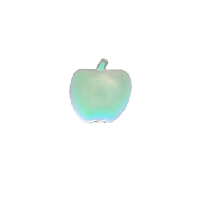 Holographic gradient apple phone grip stand with minimalist light luxury aesthetic