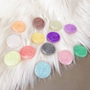 Round Phone Grip Socket Holder With Glitter Resin Artificial Pearl Finish Collapsible Expandable Cellphone Stand For Desktop Support