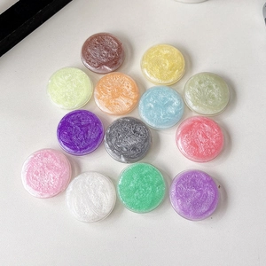 Round glitter pop socket grip collection in 13 colors for mobile phone stands