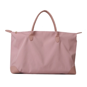 Bolsa de viaje rosa grande para mujer bolso de mano ligero para trayectos y maternidad