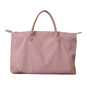 Strapazierfähige rosa Reisetasche für Damen mit großem Fassungsvermögen und Tragegriff