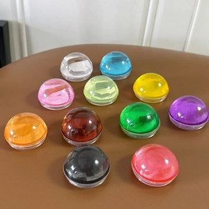 Transparent Crystal Ball Phone Grip Socket Expandable Adhesive Mobile Stand For Smartphone Korean Ins Style Colorful