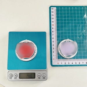 Measurement of 48.3g weight and 5cm size for apple-shaped frosted magnetic phone stand