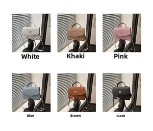 Selection of quilted mini bags with butterfly clasps in six trendy summer colors