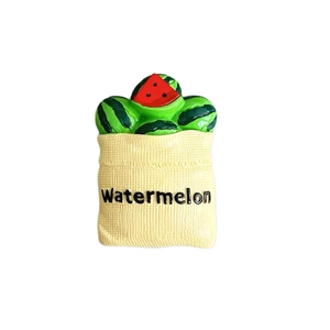 Creative watermelon bag phone socket grip with cute 3D fruit resin design for phones