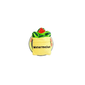 Creatieve 3D watermeloen telefoonhouder met magnetische basis op witte achtergrond
