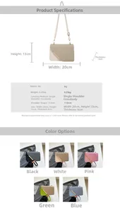 Guide des dimensions et spécifications pour le petit sac à bandoulière en similicuir