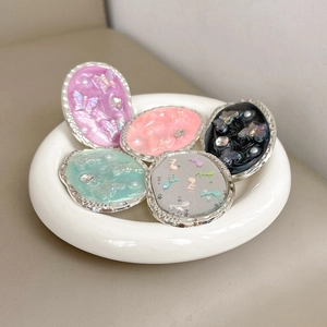 Ovaler Glitzer-Strass Schmetterling Handy-Halter Set in fünf eleganten Farben