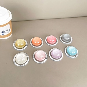 Magnetic MagSafe phone socket with 8 colorful pearlescent crystal dome grips