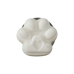 Minimalist white cat paw retractable magnetic phone grip stand for Magsafe accessories