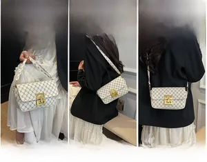 Three-way carry demonstration showing handheld, shoulder and crossbody styling of the bag