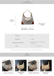 Detailed view of woven fabric tote bag with chunky chain and decorative deer pendant