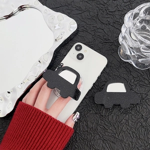 Glitter car shaped phone socket stand with hidden mirror and Gift For You engraving