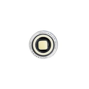 Magnetic gemstone pearl phone grip with Gift For You silver metal frame design