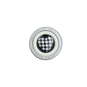Magnetic MagSafe phone socket with black and white checkered heart and Gift For You text
