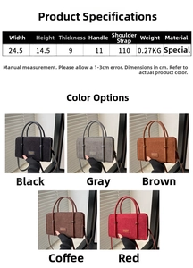 Detailed dimensions and color palette of the retro corduroy tote bag showing various hues