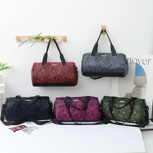 Camouflage Duffel Bag Large Capacity Waterproof Nylon Gym Travel Sports Handbag For Men Women With Luggage Sleeve