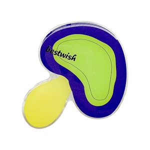 Mushroom-shaped telescopic phone grip with colorful design and bestwish text