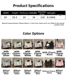 Detailed dimension guide for PU leather tote bag with quilted texture and chain strap