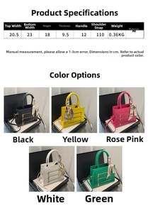 Detail view of stylish PU tote bags in five vibrant colors with decorative silk scarves