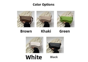 Detailed color display of stylish women's shoulder bags with side knot accents