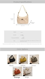 Detailed spec chart and size guide for the canvas tote bag with drawstring front pocket