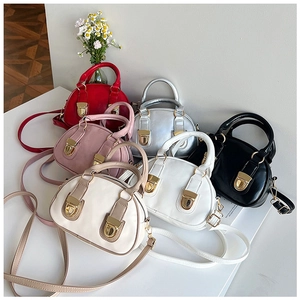 Collection of retro oil wax leather boston bags in six colors with gold buckle details