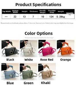 Detailed view of crocodile texture PU handbag with ruched handle and metal square buckle