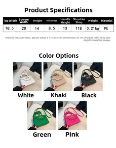 Detailed overview of mini crocodile pattern handbags with bow buckle and ruched handle
