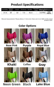 Detail view of colorful felt shoulder bags featuring decorative gold chunky chains
