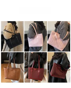 Detailed grid view showcasing various leopard print tote bag colors and shoulder strap styles