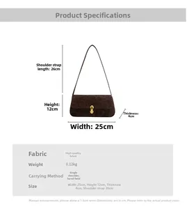 Detailed size specifications for the leopard print shoulder bag with dimensions and weight