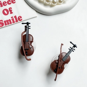 Violin Shaped 3D Phone Airbag Holder Expanding Griptok Folding Miniature Musical Instrument Stand Support Plastic Creative Accessory