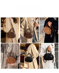 Collage of chic leopard print baseball bags shown in various street style settings