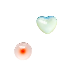Laser star starry glass heart and round crystal expandable grip phone stand